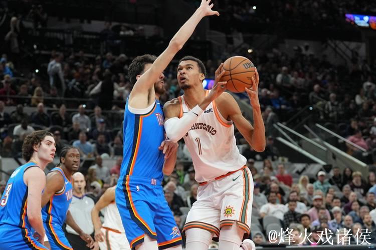 文班表现挣扎仅得6分 马刺惜败雷霆 开拓者险胜快船 文班表现挣扎仅得6分 马刺惜败雷霆 开拓者险胜快船