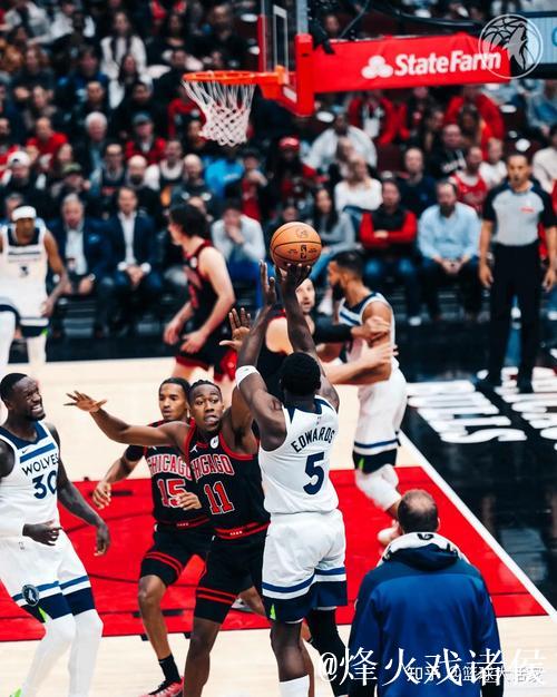 爱德华兹37分助森林狼击败快船止3连败 公牛逆转马刺获胜